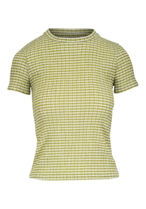 Vince gingham T-shirt - Green