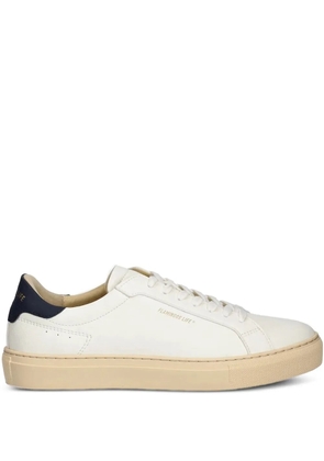 Flamingos leather sneakers - White