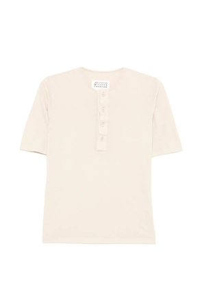 Maison Margiela Henley-neck T-shirt - Neutrals