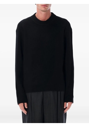 Berner Kühl Naval ribbed crew-neck sweater - Black