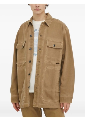 G-Star RAW flap-pocket shirt jacket - Brown