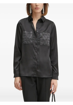 GUESS USA embellished-pocket shirt - Black