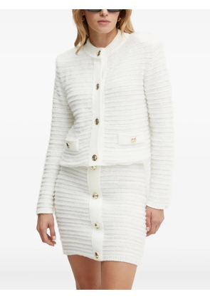 SIMONA CORSELLINI buttoned pocket cardigan - White