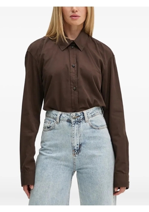 Won Hundred buttoned long-sleeve shirt - Brown