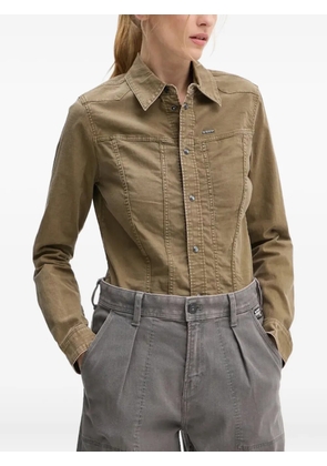 G-Star RAW logo-plaque shirt - Green