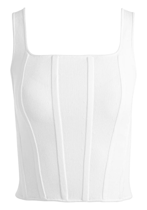 alice + olivia Sariah corset top - White