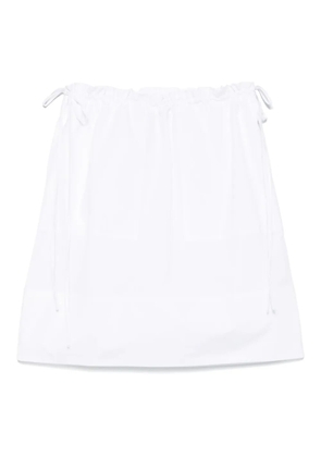 TOTEME drawstring-waist skirt - White