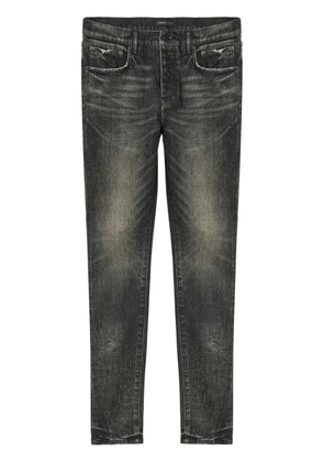 Purple Brand washed-denim slim jeans - Black