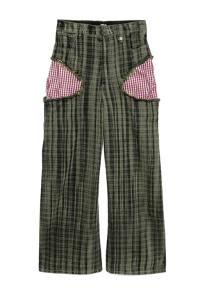 EGONlab. distressed denim jeans - Green