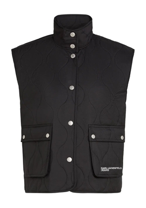 Karl Lagerfeld Jeans quilted vest - Black