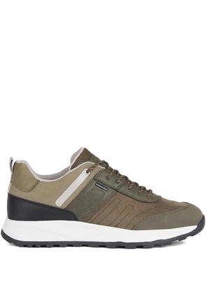 Geox Terrestre B panelled lace-up sneakers - Green