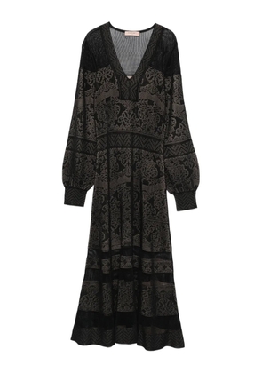 TWINSET v-neck maxi dress - Black