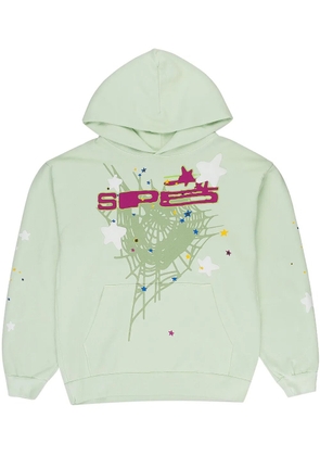 SP5DER graphic-print 'Mint' hoodie - Green