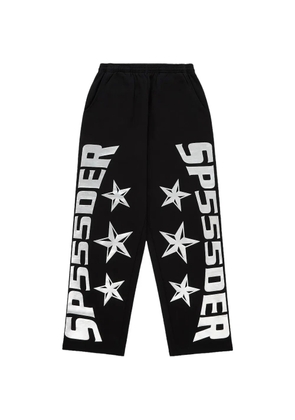 SP5DER logo-detail track pants - Black