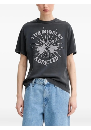 The Kooples graphic-print T-shirt - Grey