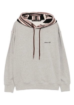 Andersson Bell logo-embroidered hoodie - Grey