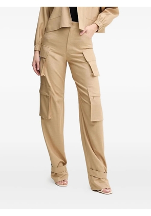SIMONA CORSELLINI button-fastening cargo pants - Neutrals