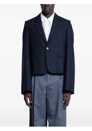 LOEWE cropped blazer - Blue