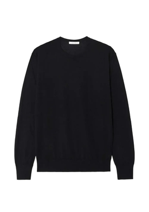 The Row long-sleeve round-neck sweater - Black