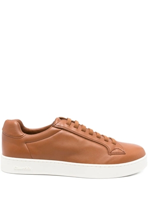 Church's elastic-lace leather sneakers - Brown