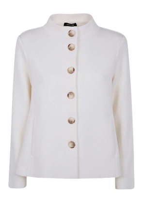 anne claire button-up jacket - White