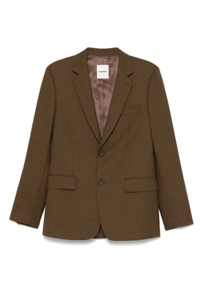 SANDRO stretch-wool blazer - Brown
