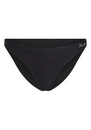 Karl Lagerfeld textured swim briefs - Black