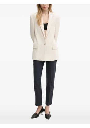 Iceberg single-breasted padded-shoulder blazer - Neutrals