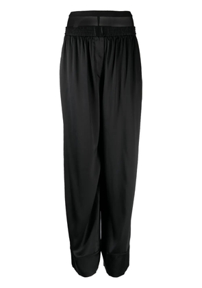 Alexander Wang layered mesh boxer trousers - Black