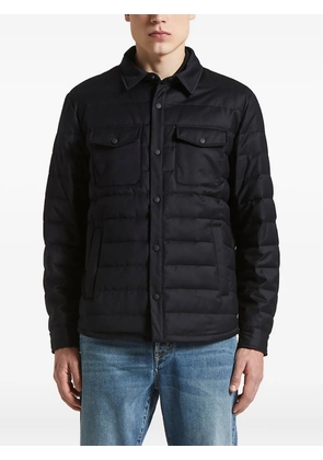 Peserico quilted shirt jacket - Blue