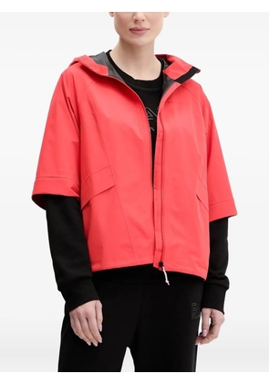 Peak Performance zip-off sleeves hooded jacket - Red