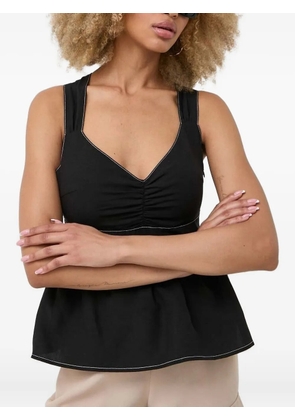 Notes du Nord cross-back blouse - Black