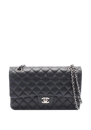 CHANEL Pre-Owned 2019 Medium Classic Lambskin Double Flap shoulder bag - Black