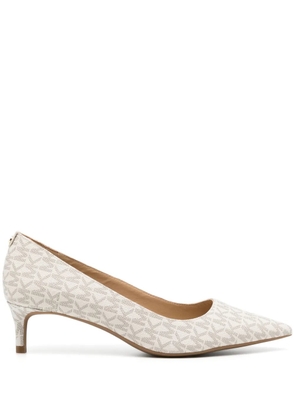 Michael Kors Alina 50mm canvas pumps - Neutrals