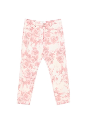 Blugirl floral-print jeans - White