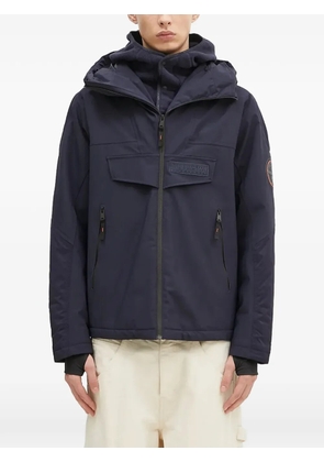 Napapijri hooded patch jacket - Blue