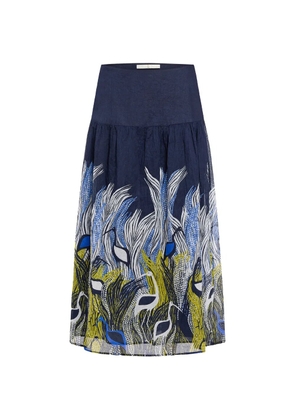 Marie Oliver Owens midi skirt - Blue