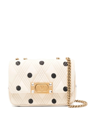 Valentino Garavani polka-dot shoulder bag - Neutrals
