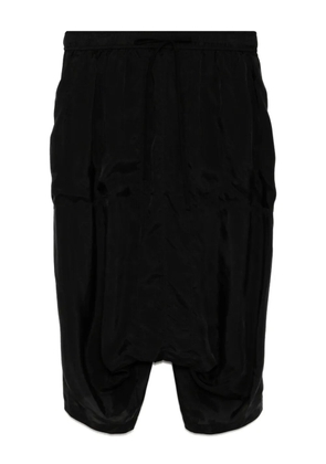 Julius Glide drop-crotch shorts - Black