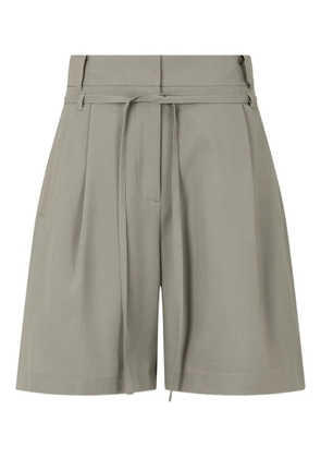 TOMBOY pleated waist-tie shorts - Grey