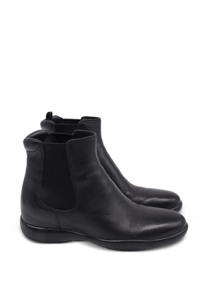 Prada Pre-Owned chelsea leather ankle boots - Black
