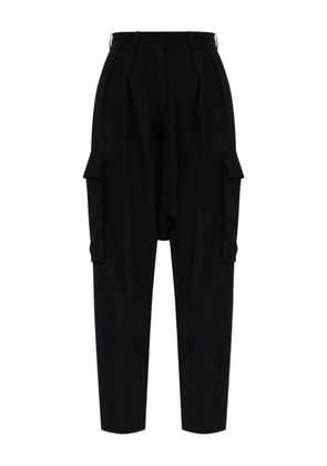 LOEWE pleated cargo trousers - Black