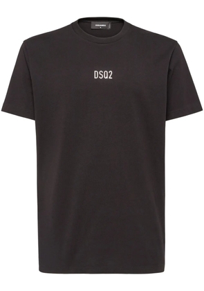 DSQUARED2 embossed-logo cotton T-shirt - Black
