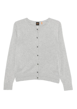 BOSS button-front cardigan - Grey