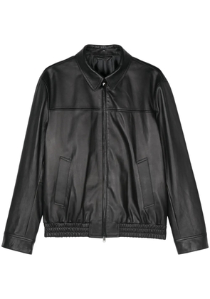 Brioni leather jacket - Black