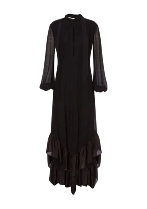 Philosophy Di Lorenzo Serafini ruffle-detail maxi dress - Black