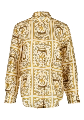 PAULA silk shirt - Neutrals