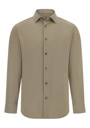Boggi Milano long-sleeve button-up shirt - Neutrals