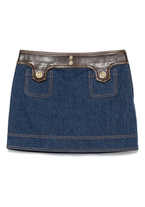 SANDRO denim mini skirt - Blue