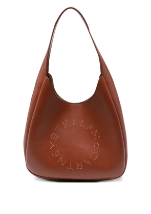 Stella McCartney logo-embossed tote bag - Brown